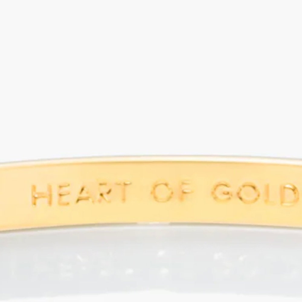 Kate Spade Heart of Gold Idiom bangle bracelet - Picture 4 of 8